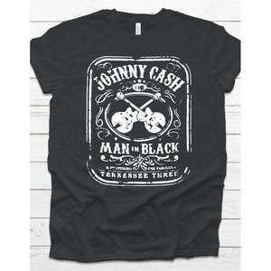 Johnny Cash T Shirt The Man In Black